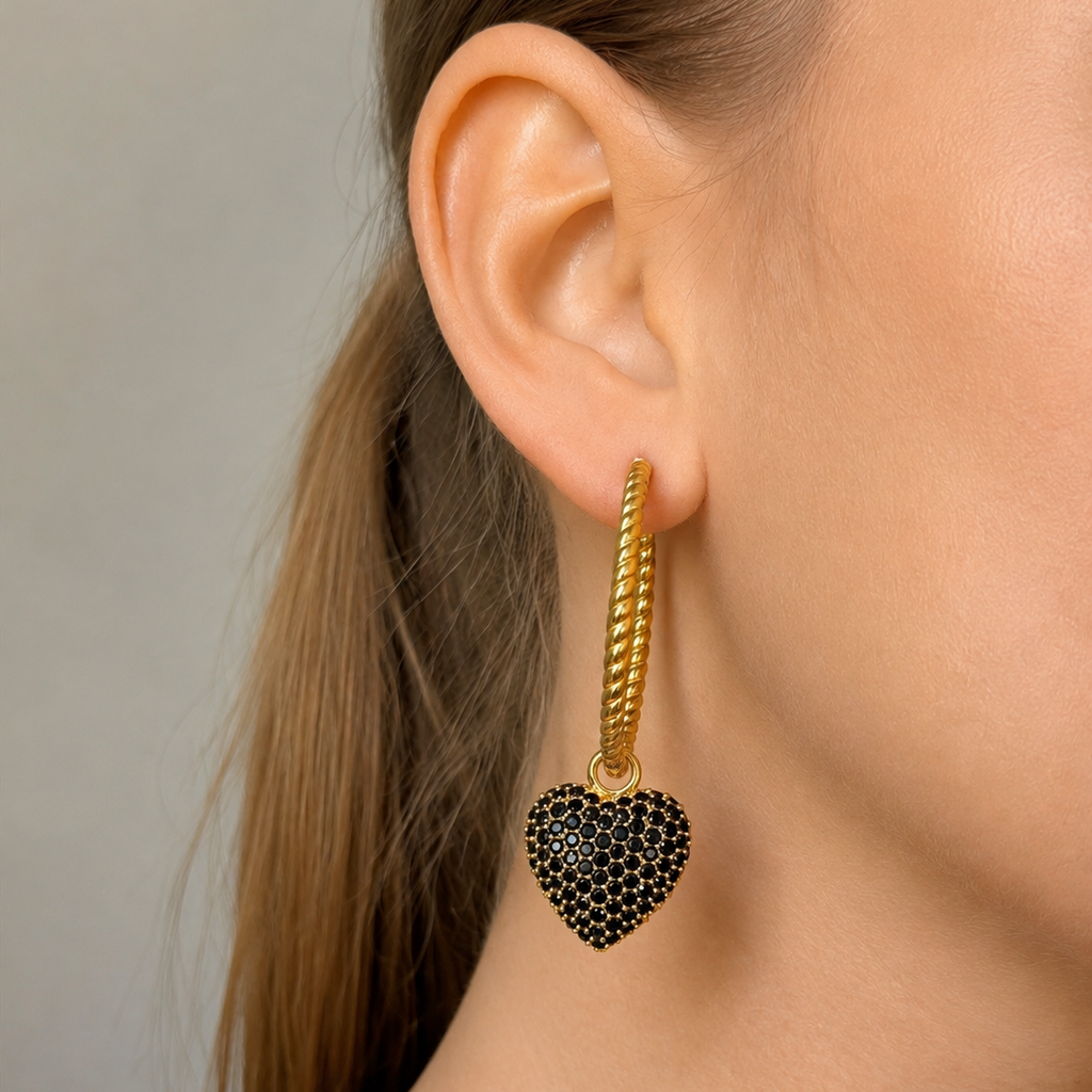 Timeless Amazon Spin Hoops Gold