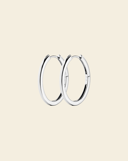 Bianca Boho Just Perfect Hoops Silver - Charlotte Bonde Sthlm