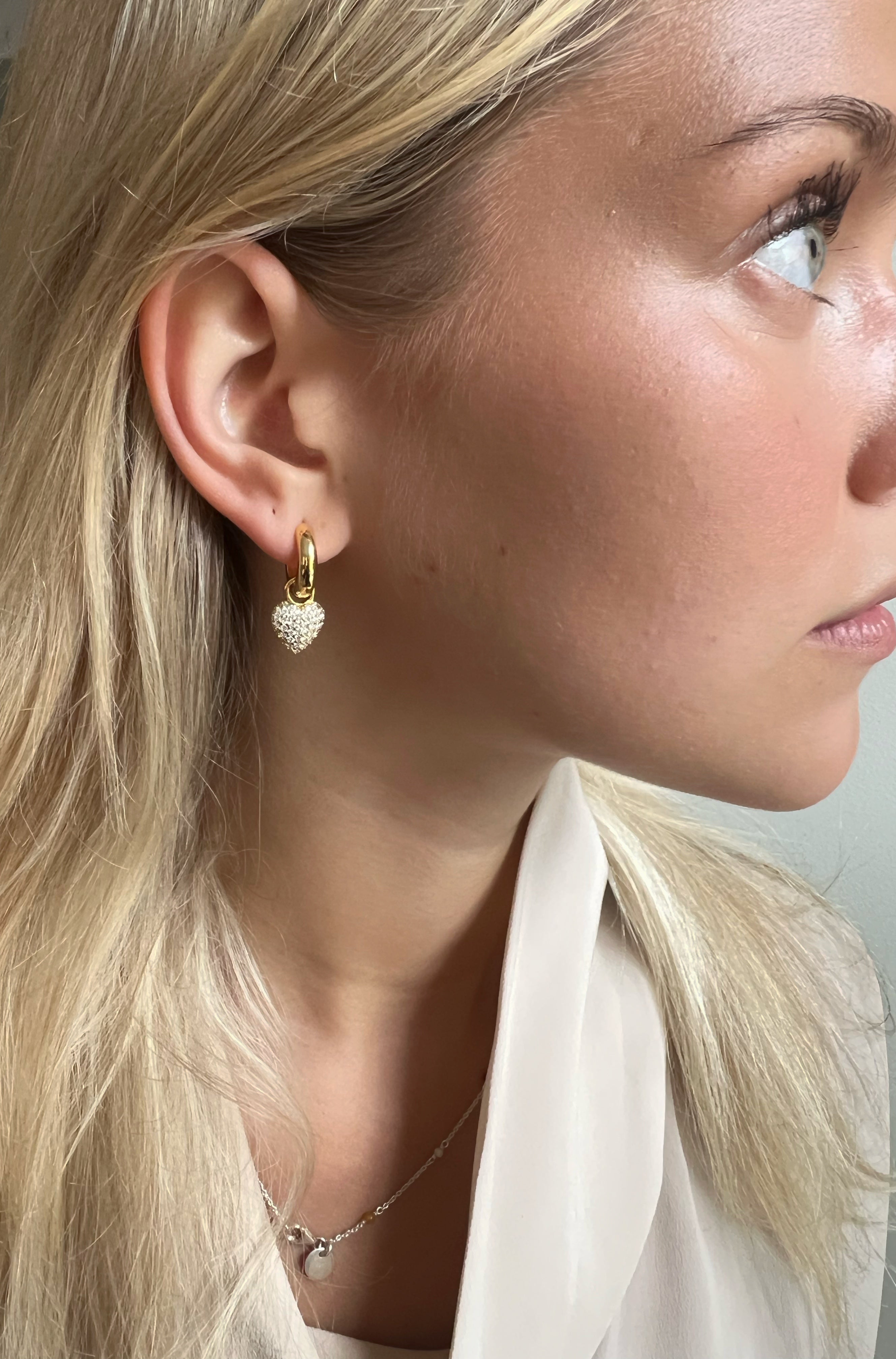 Signature Eternal Heart Mini Pendant Rock Crystal - Charlotte Bonde Sthlm