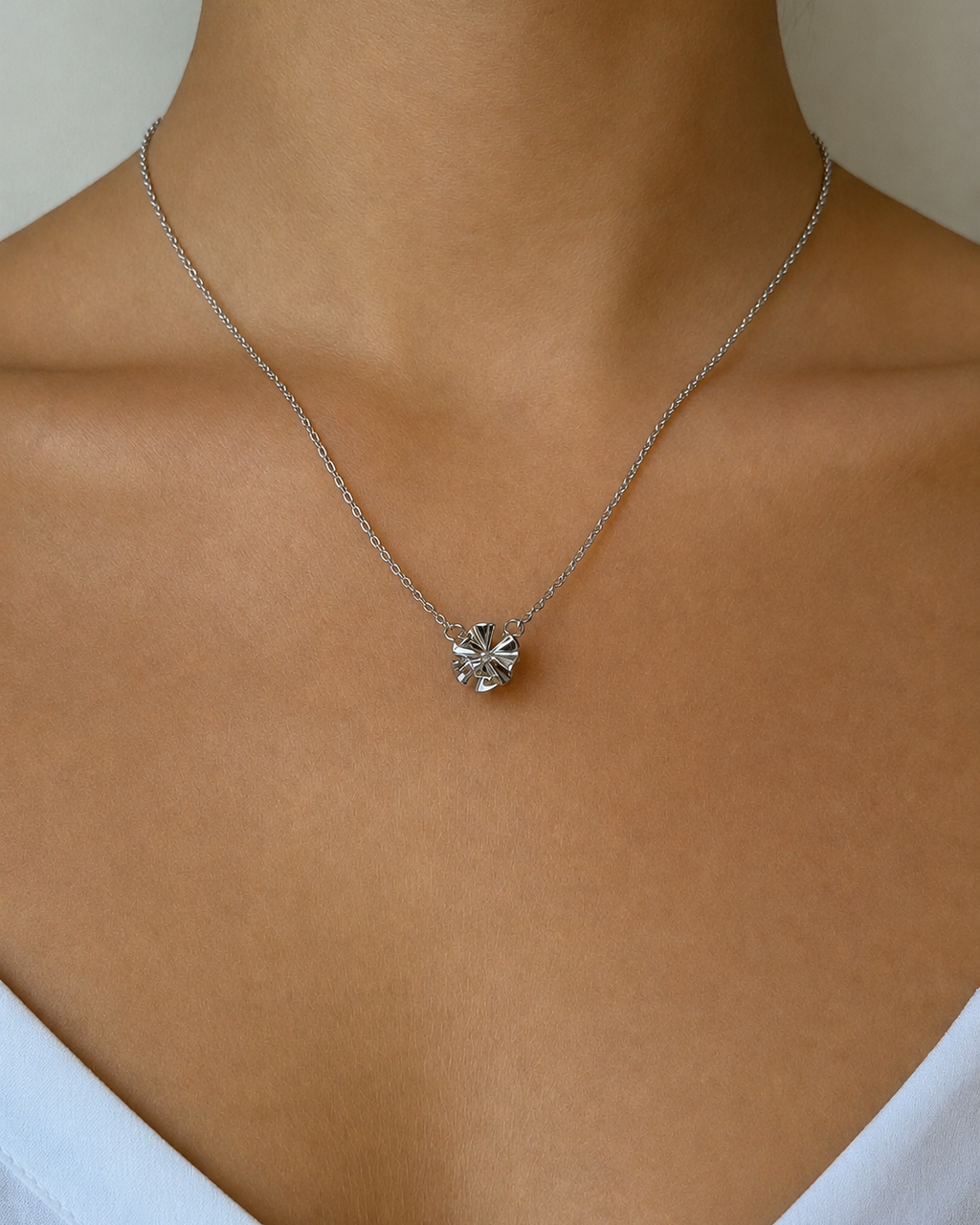 Hedvig Deco Petite Necklace Silver - Charlotte Bonde Sthlm