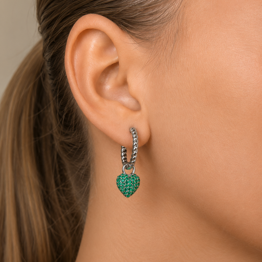 Timeless Spin Hoops Silver - Charlotte Bonde Sthlm