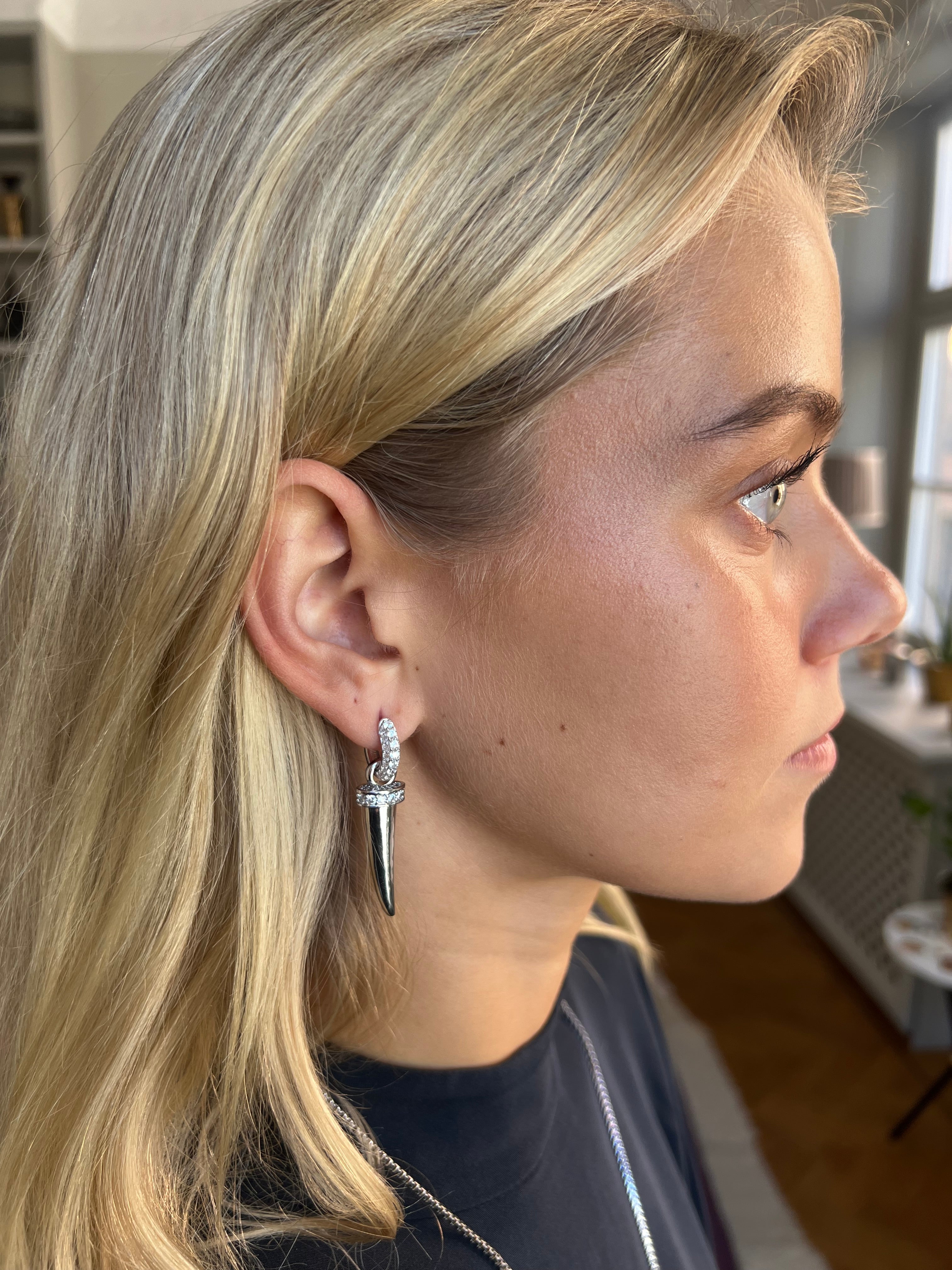 Signature Horn Pendant Rock Crystal - Charlotte Bonde Sthlm