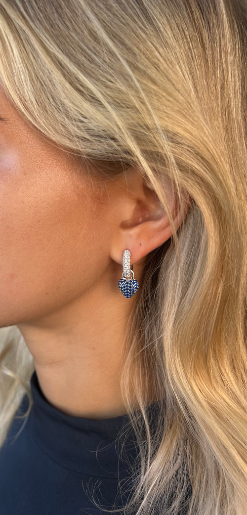 Eternal Heart Mini Pendant Blue Spinel - Charlotte Bonde Sthlm