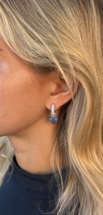 Eternal Heart Mini Pendant Blue Spinel