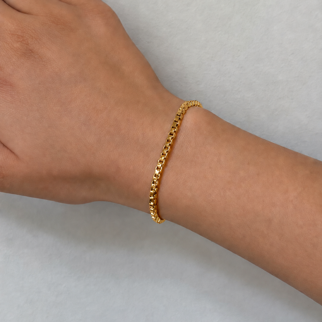Signature Venezia Chain Bracelet Gold