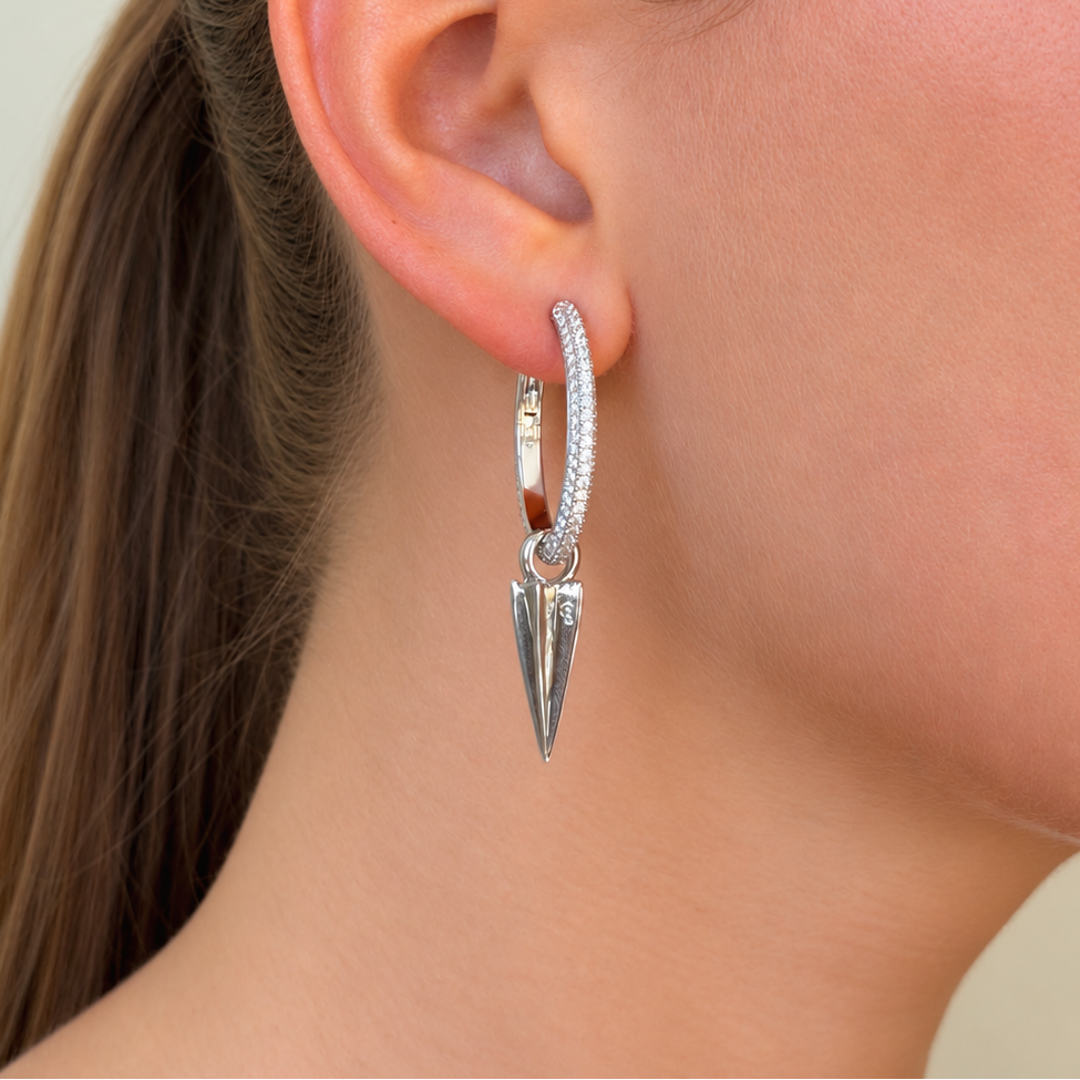 Signature Vanity Star Pendant Rock Crystal Silver