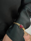Eternal Love Vanity Bracelet Red Crystal
