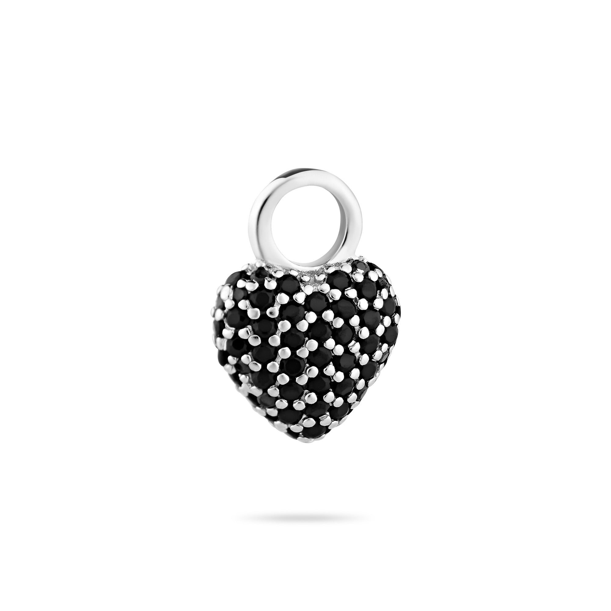 Eternal Heart Mini Pendant Black Spinel - Charlotte Bonde Sthlm