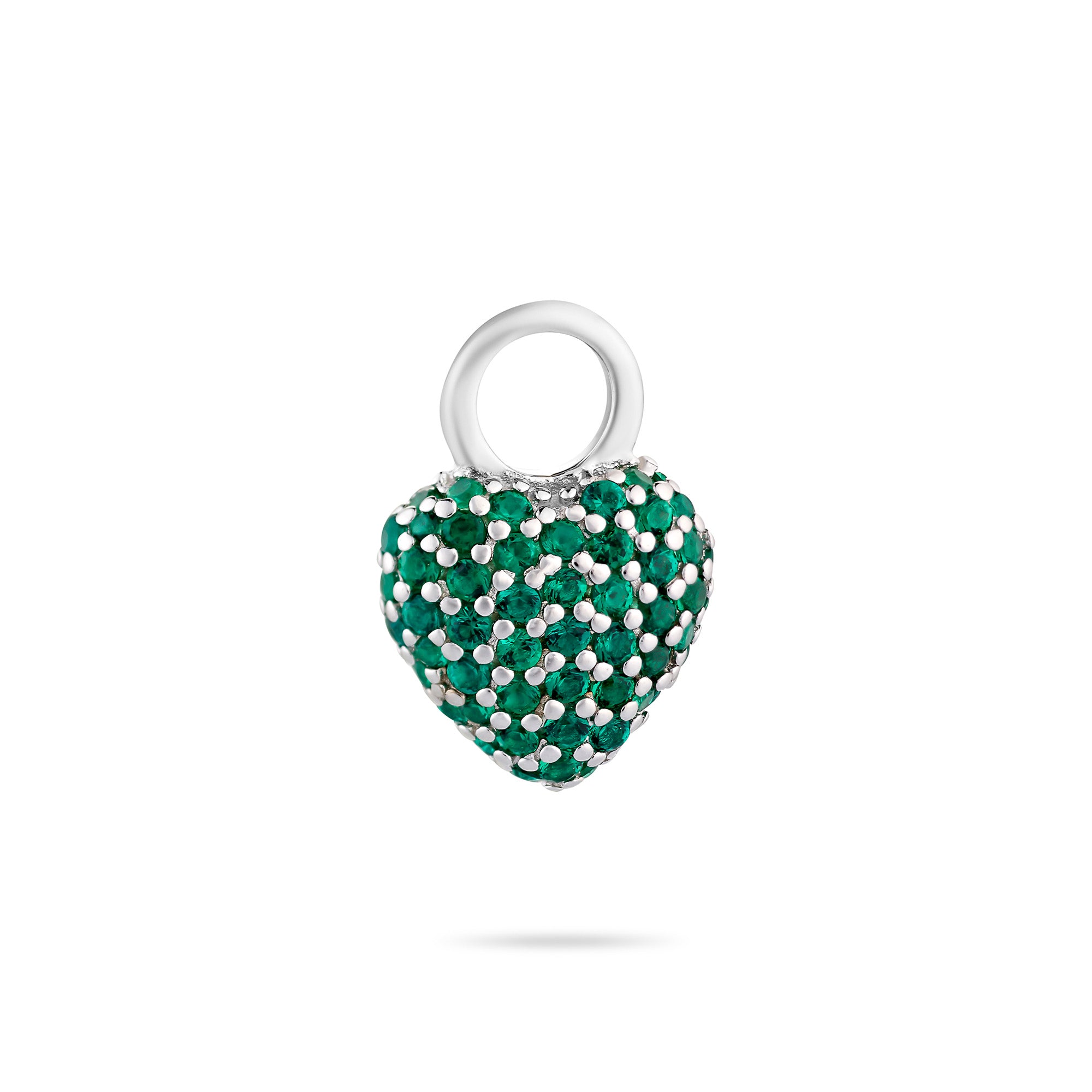 Eternal Heart Mini Pendant Green Spinel - Charlotte Bonde Sthlm