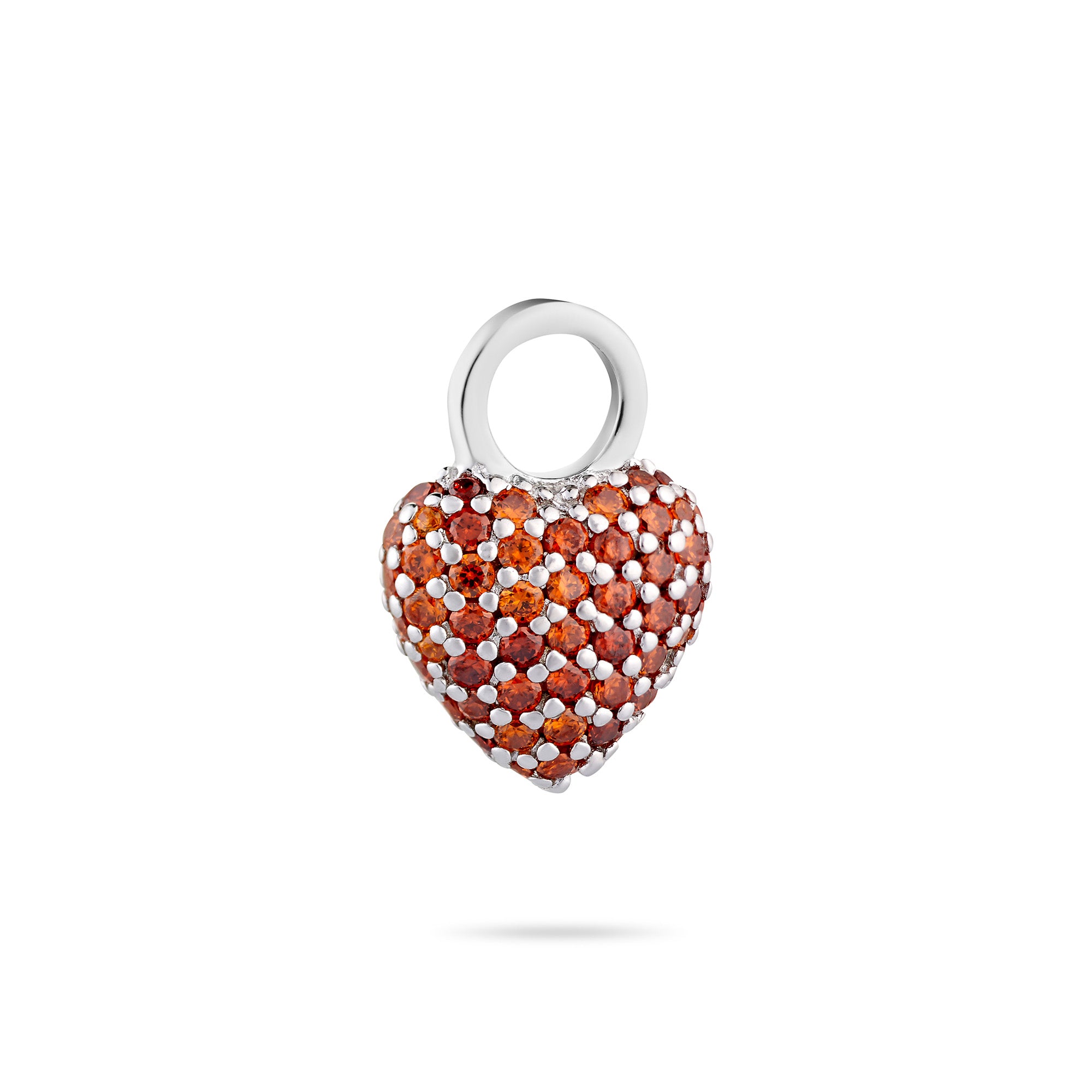 Signature Eternal Heart Mini Pendant Garnet Crystal - Charlotte Bonde Sthlm