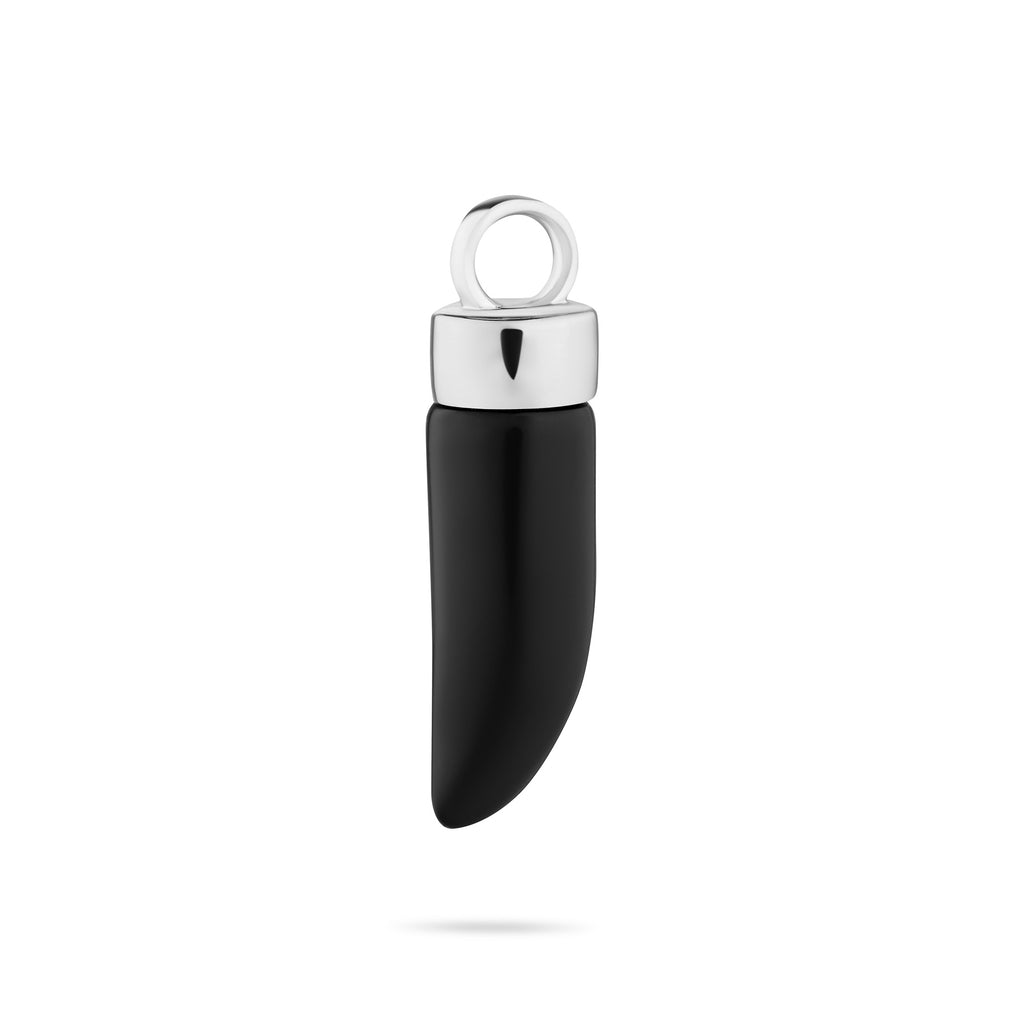 Signature Boho Horn Pendant Black - Charlotte Bonde Sthlm