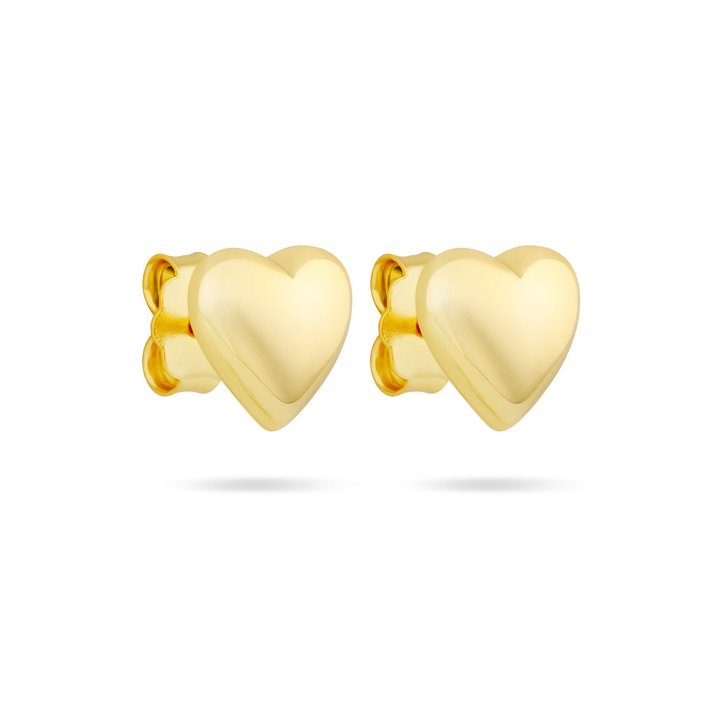 Signature Petite Heart Studs - Charlotte Bonde Sthlm