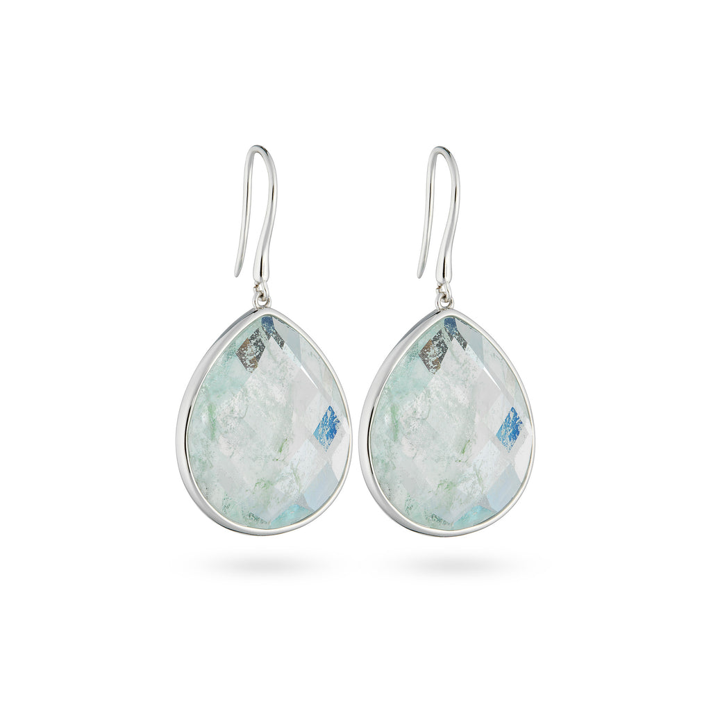 Paulina Just Perfect Earrings Aqua Green Silver