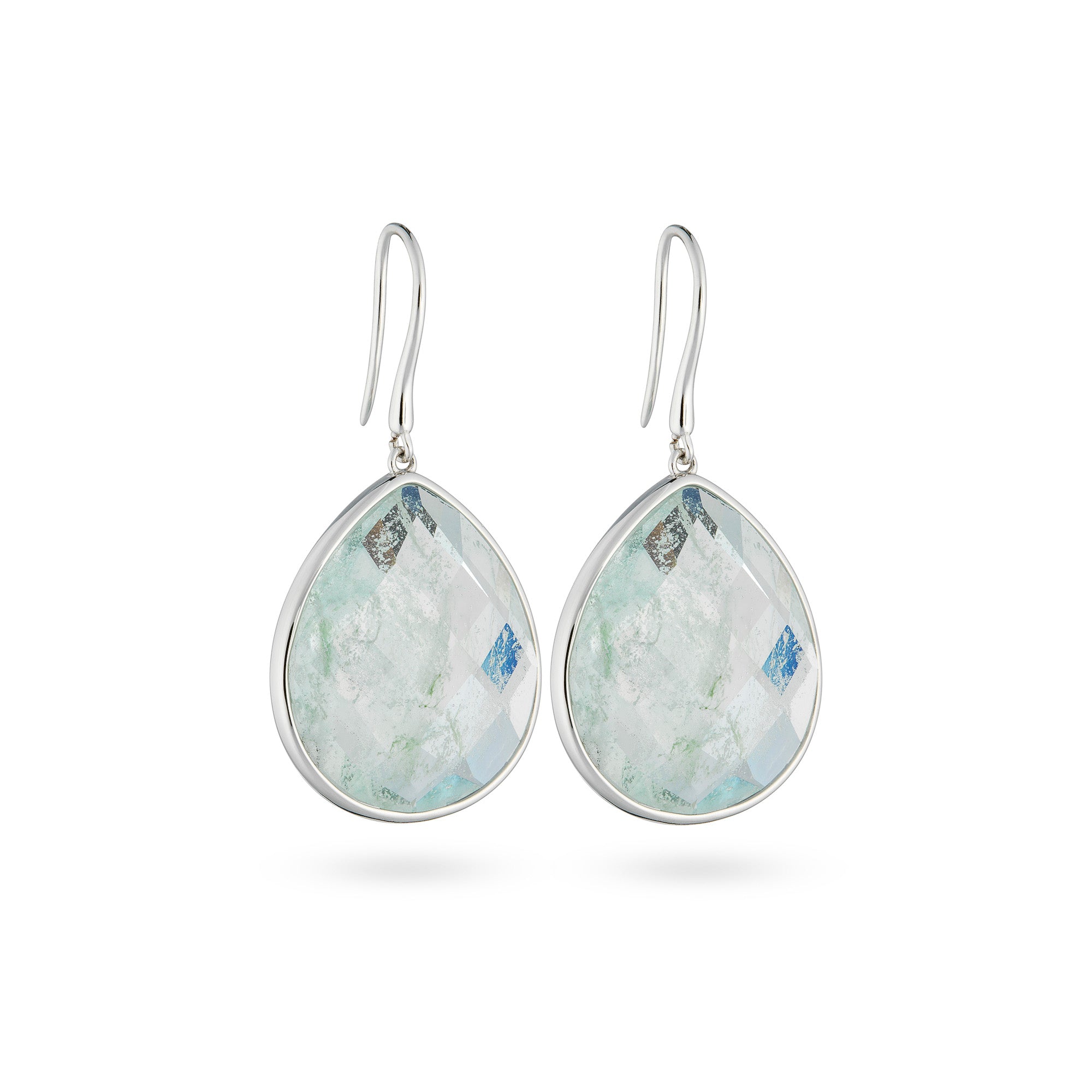 Paulina Just Perfect Earrings Aqua Green Silver
