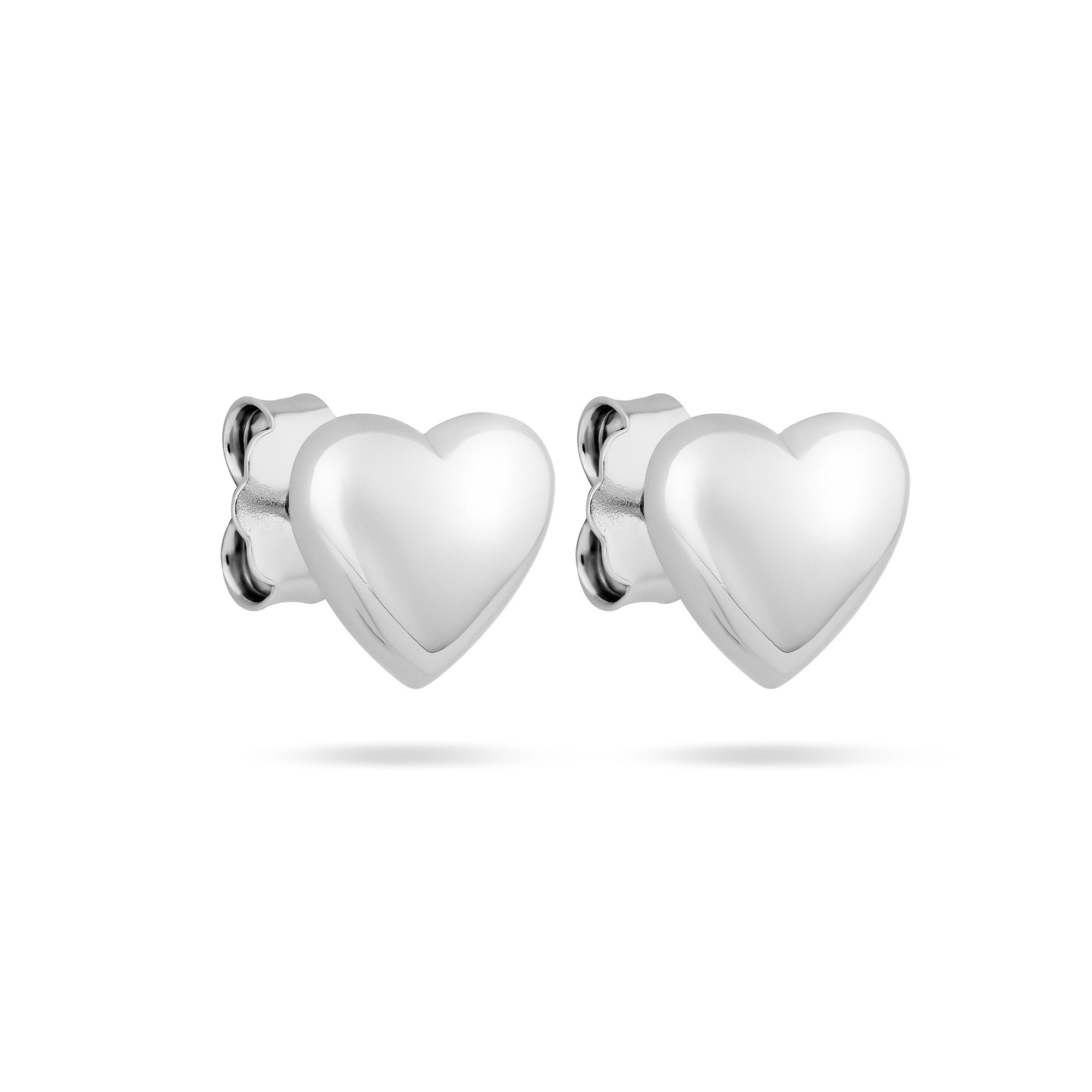 Signature Petite Heart Studs - Charlotte Bonde Sthlm