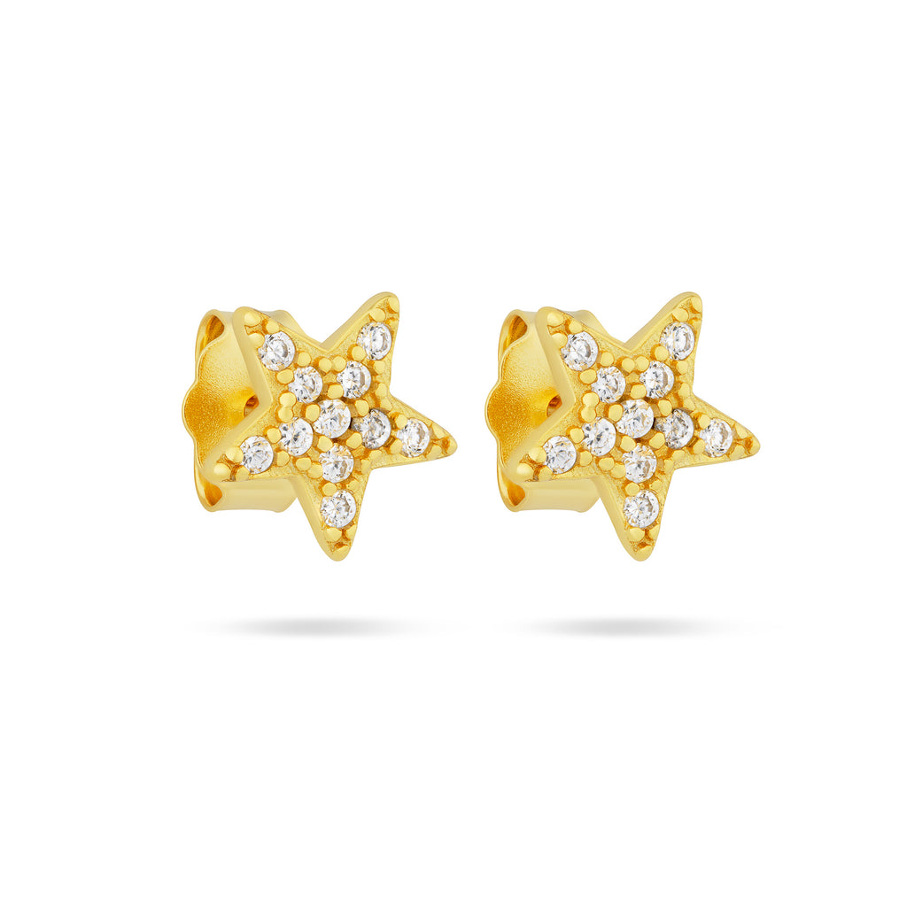 Signature Petite Star Studs Crystal - Charlotte Bonde Sthlm
