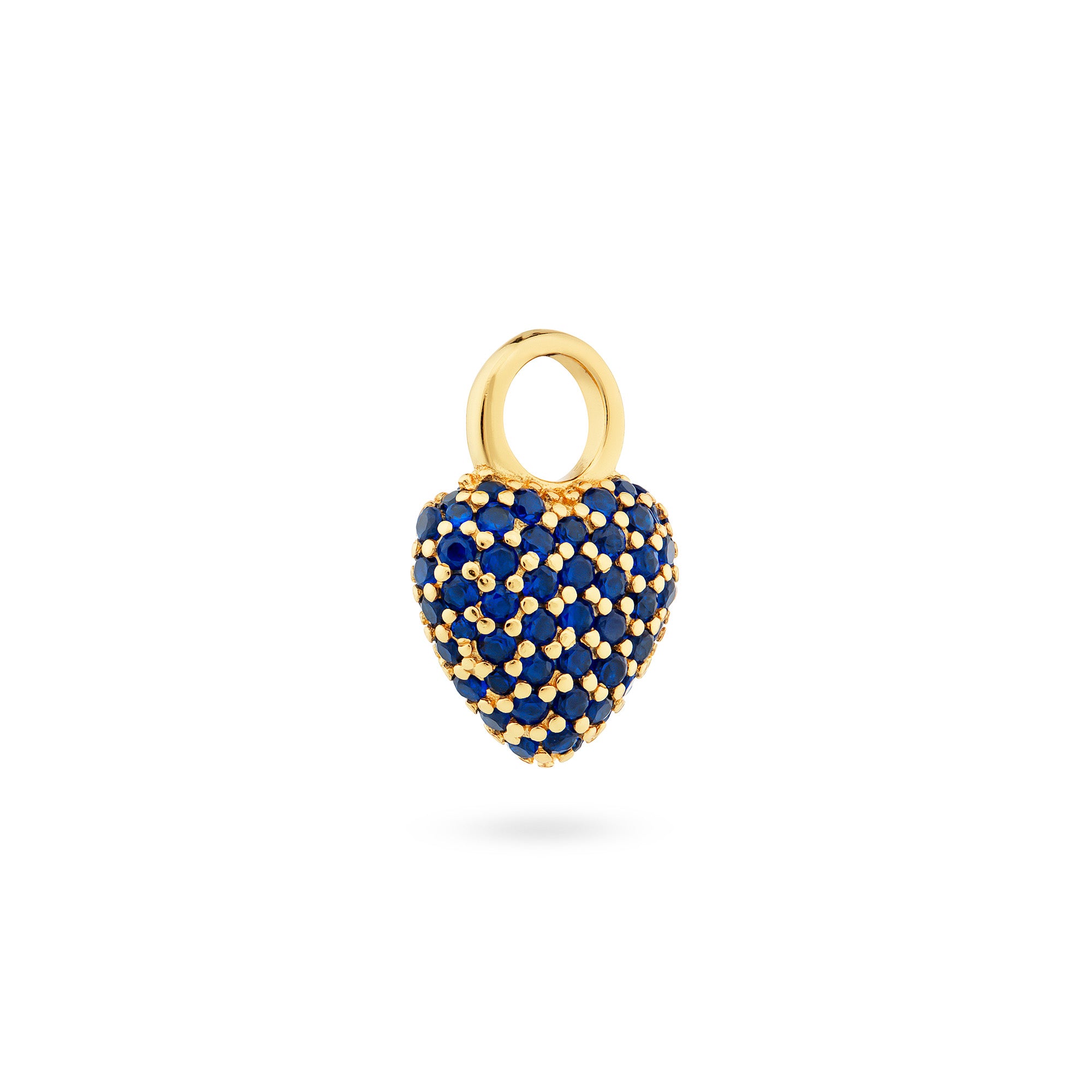 Eternal Heart Mini Pendant Blue Spinel - Charlotte Bonde Sthlm