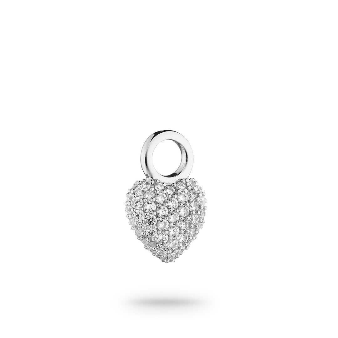 Signature Eternal Heart Mini Pendant Rock Crystal - Charlotte Bonde Sthlm
