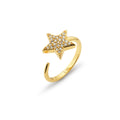 Timeless Eternal Love Star Ring Rock Crystal - Charlotte Bonde Sthlm