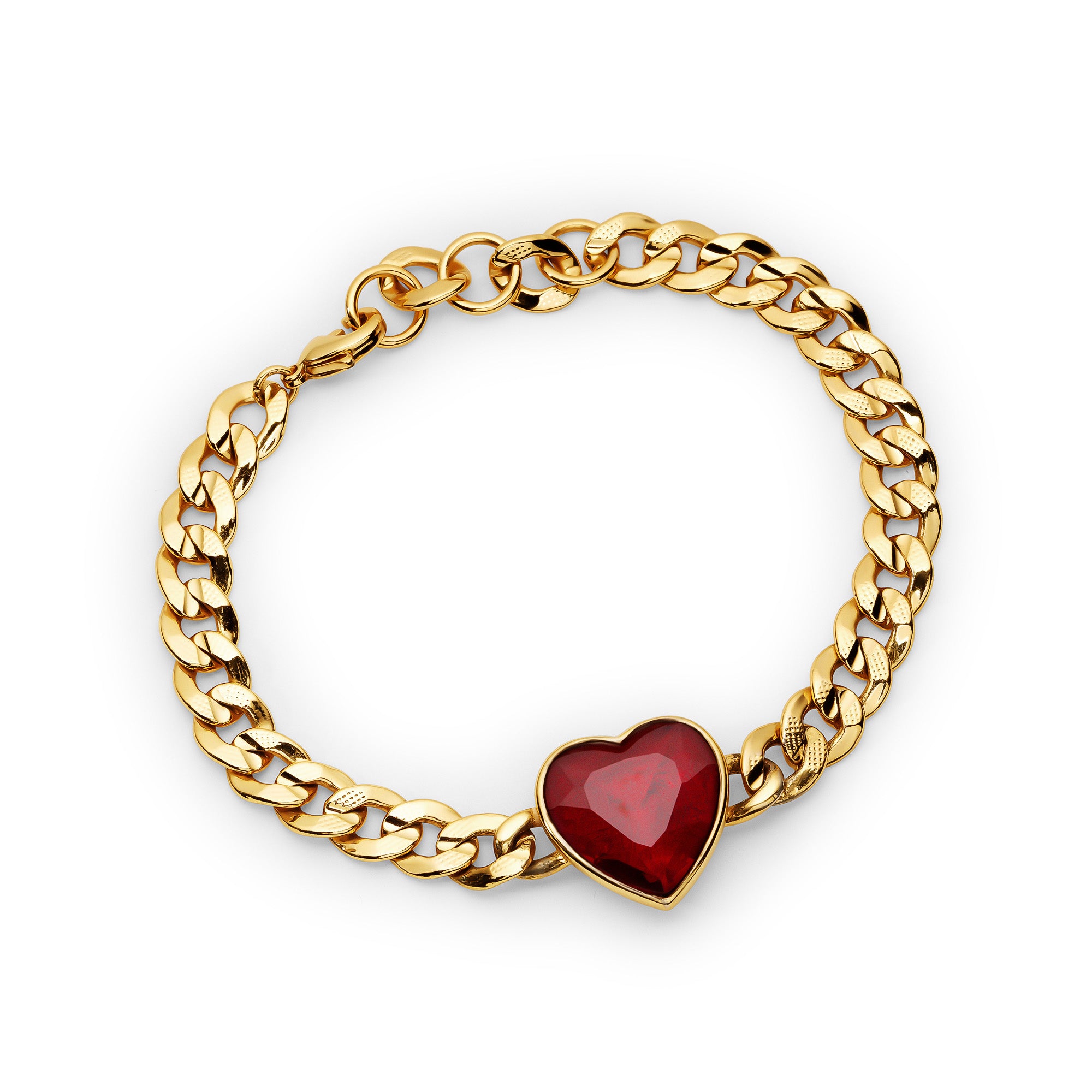 Eternal Love Vanity Bracelet Red Crystal - Charlotte Bonde Sthlm