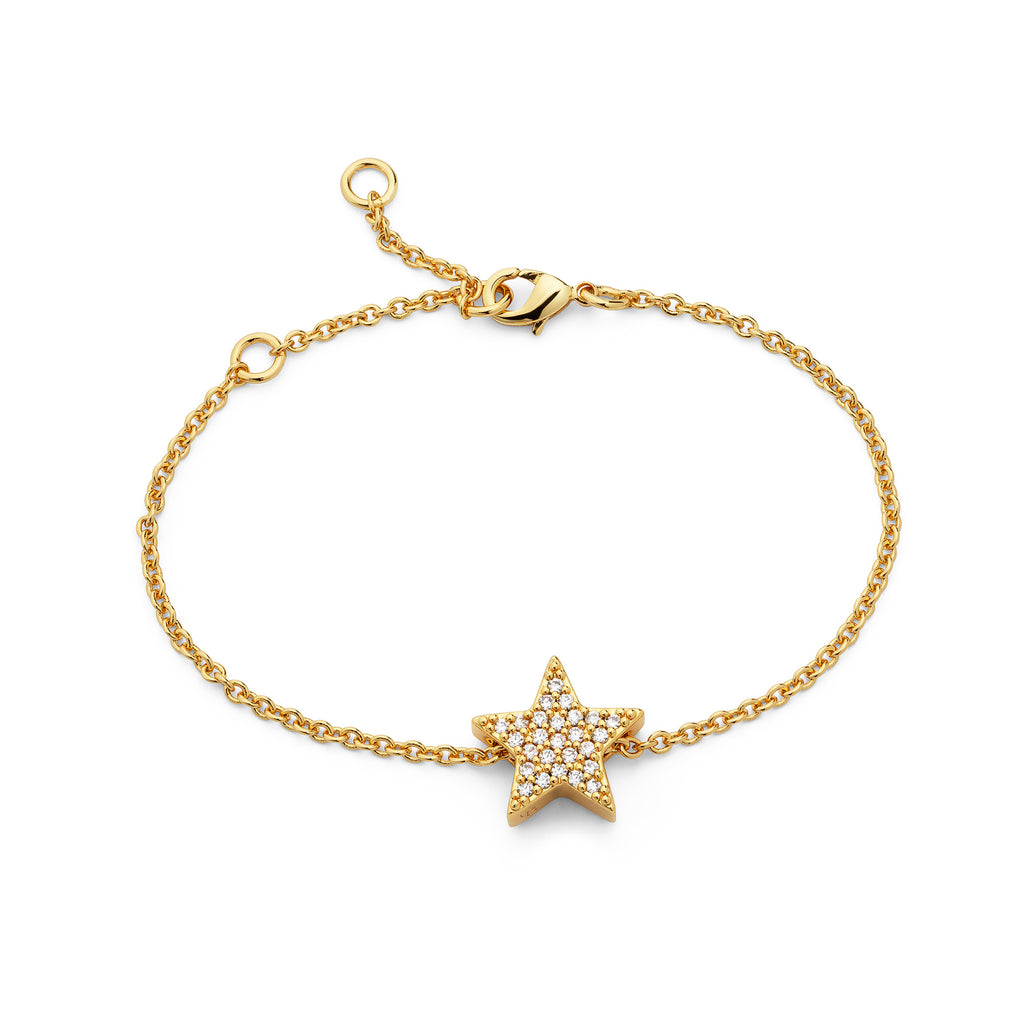 Timeless Eternal Love Star Bracelet Rock Crystal - Charlotte Bonde Sthlm