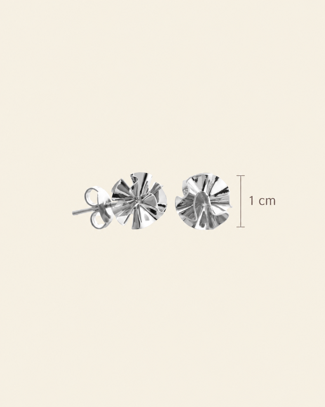 Hedvig Deco Petite Studs Silver - Charlotte Bonde Sthlm