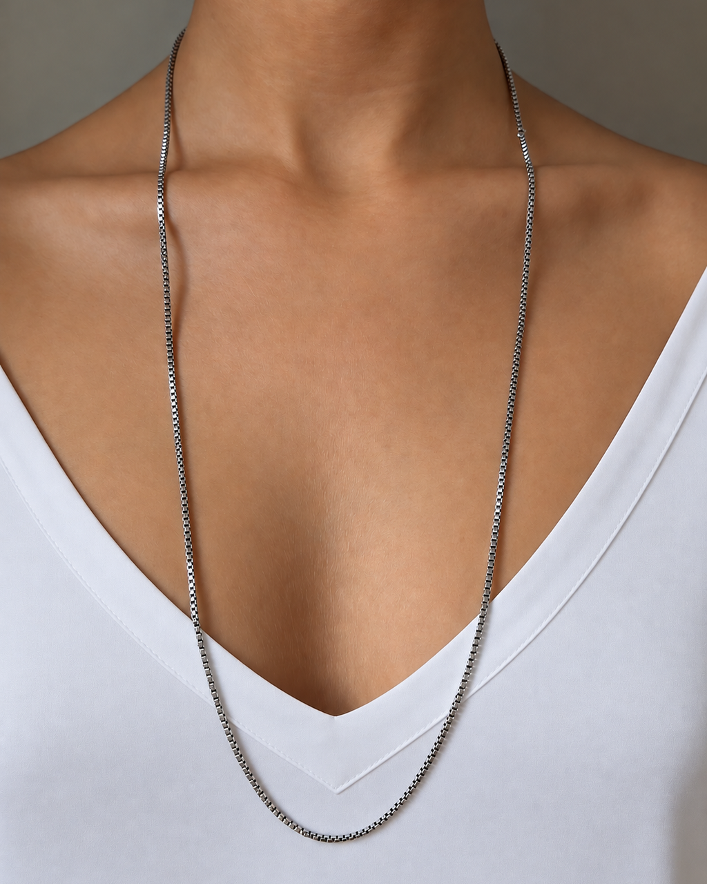 Signature Stack Venezia Chain 80 cm Silver 2 mm - Charlotte Bonde Sthlm