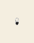 Eternal Love Petite Pendant Black Crystal Silver - Charlotte Bonde Sthlm