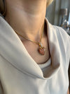 Signature Eternal Heart Pendant Garnet Crystal