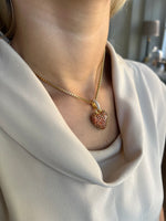 Signature Eternal Heart Pendant Garnet Crystal