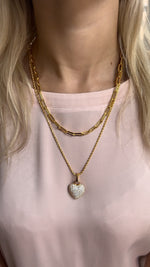 Signature Eternal Heart Pendant Rock Crystal