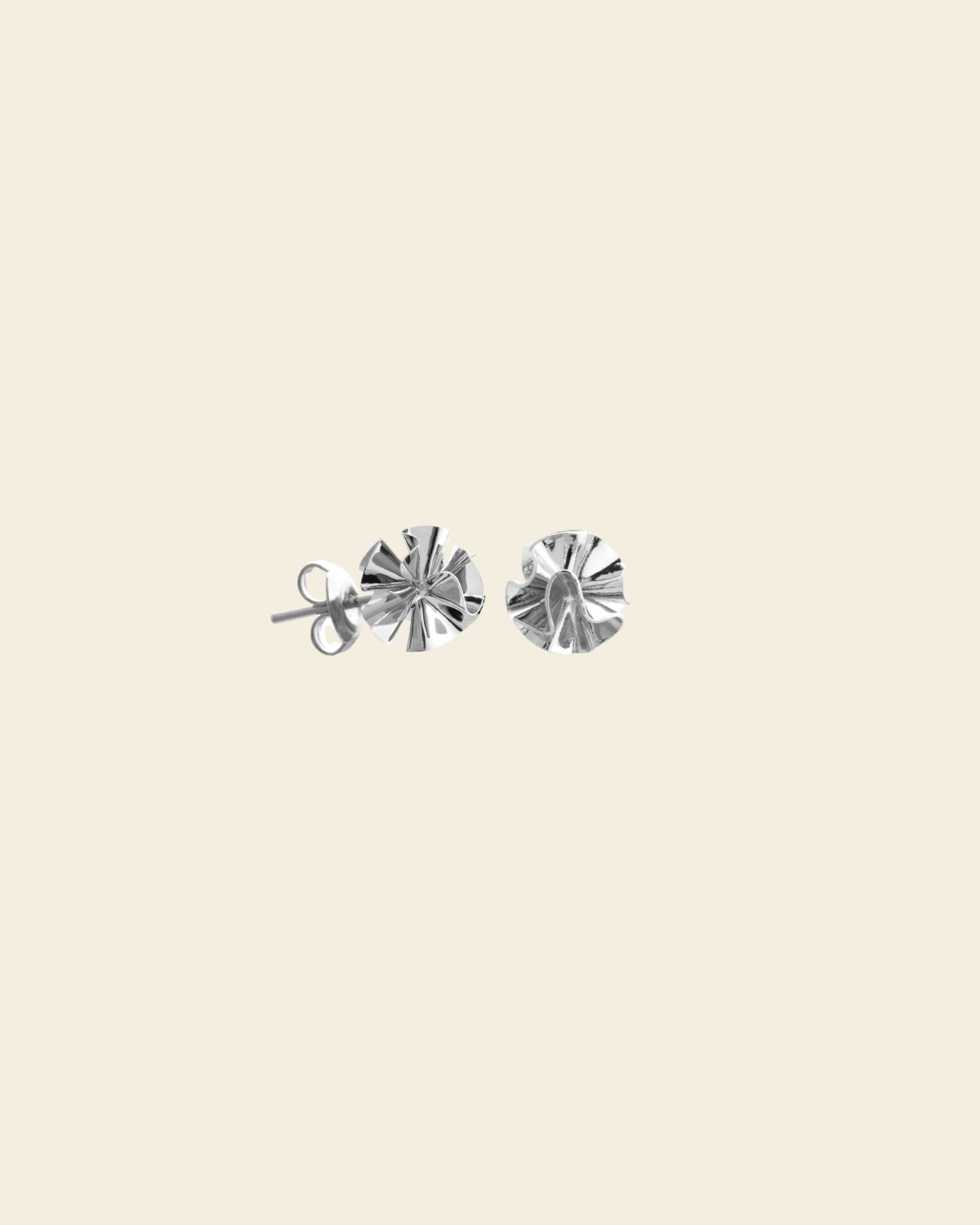 Hedvig Deco Petite Studs Silver - Charlotte Bonde Sthlm