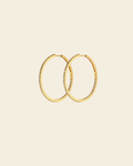 Irma Eternity Amazon Hoops Rock Crystal - Charlotte Bonde Sthlm