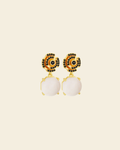 Labyrinth Just Perfect Earrings Black Spinel - Charlotte Bonde Sthlm