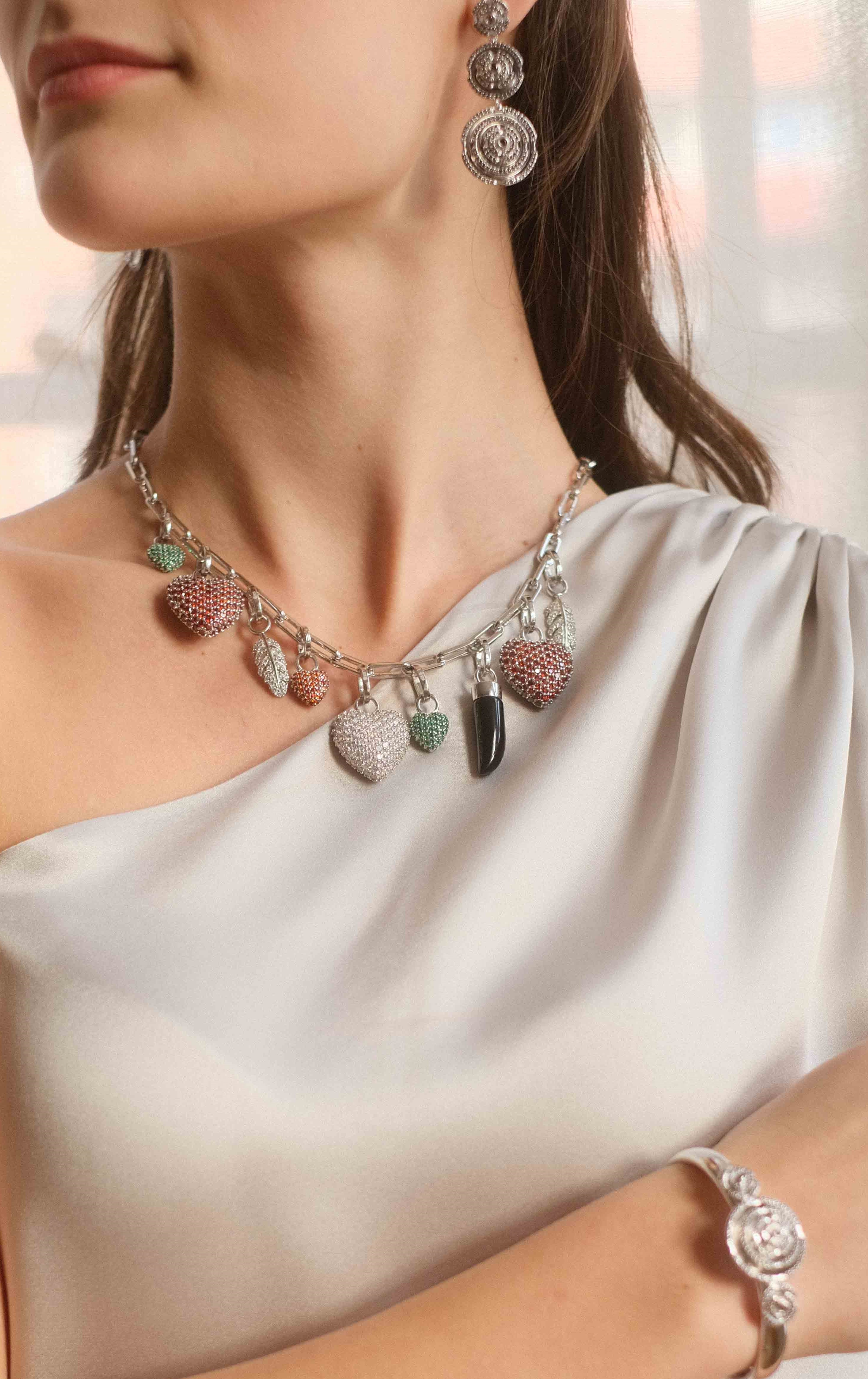 Signature Boho Horn Pendant Black - Charlotte Bonde Sthlm