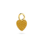 Signature Eternal Heart Mini Pendant Yellow Crystal-Limited edition