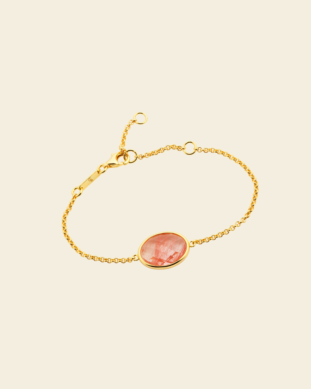 Paulina Petite Bracelet Apricot Pink - Charlotte Bonde Sthlm