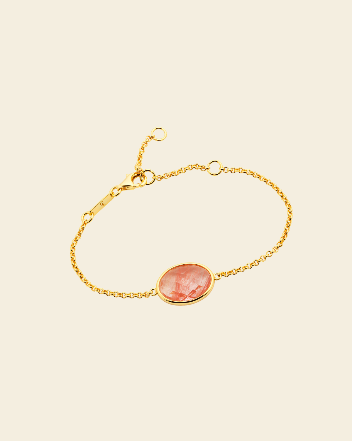 Paulina Petite Bracelet Apricot Pink - Charlotte Bonde Sthlm
