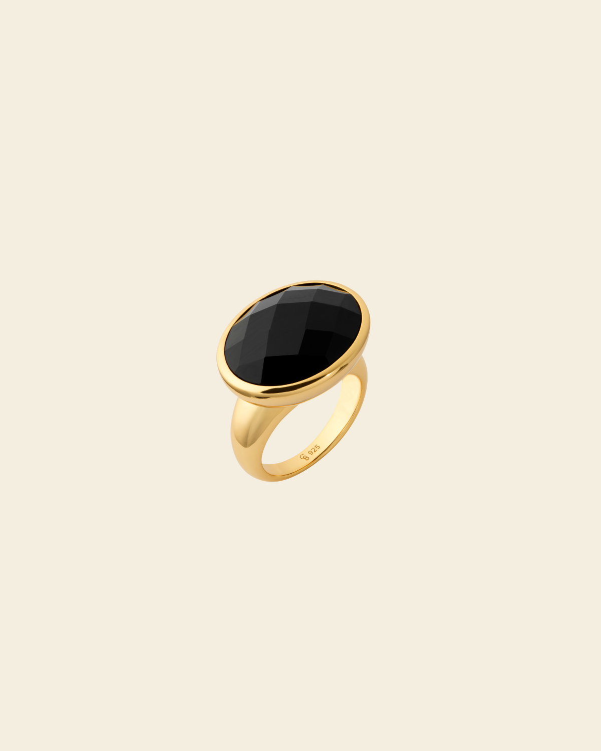Paulina Vanity Ring Black - Charlotte Bonde Sthlm