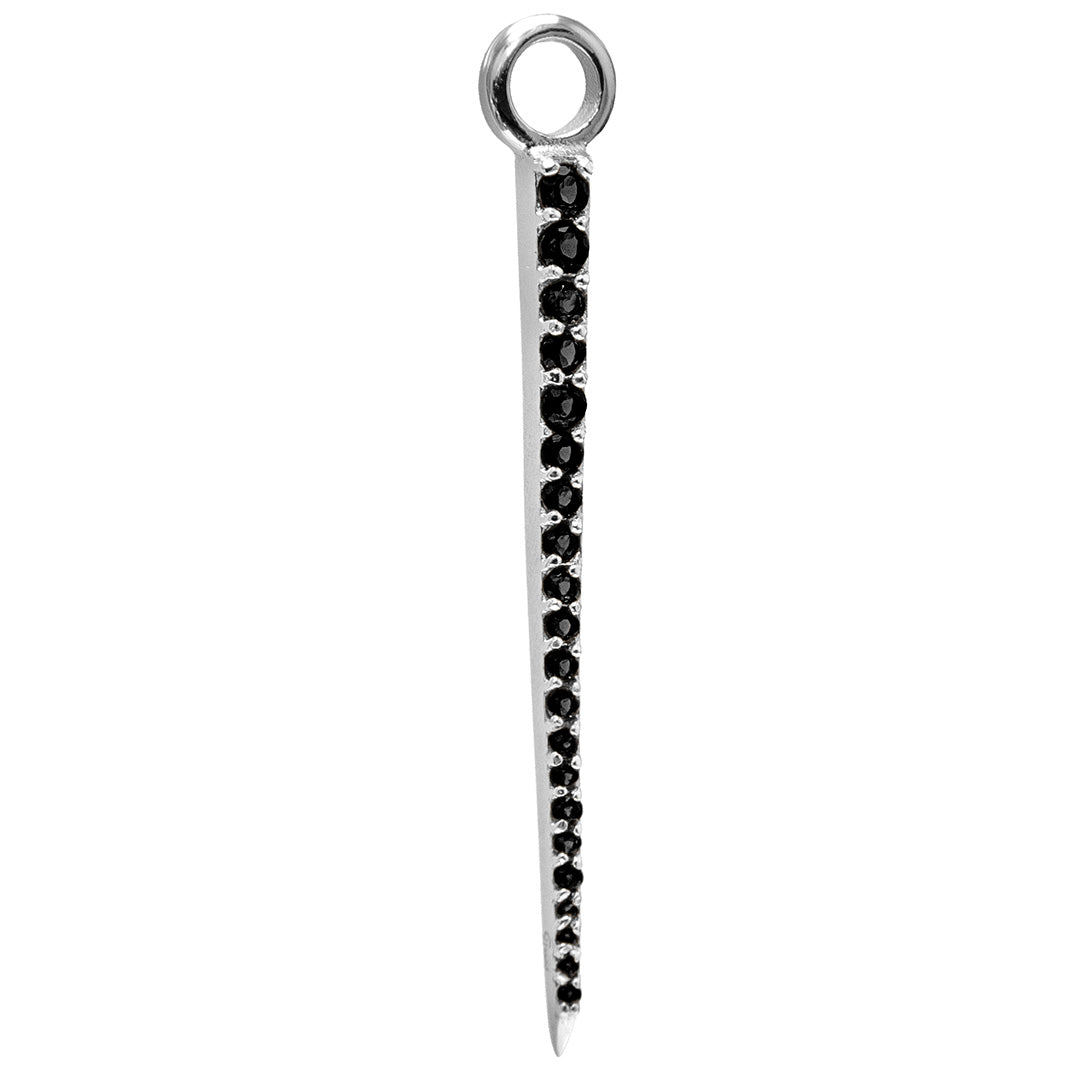 Signature Spike Pendant Black Spinel - Charlotte Bonde Sthlm