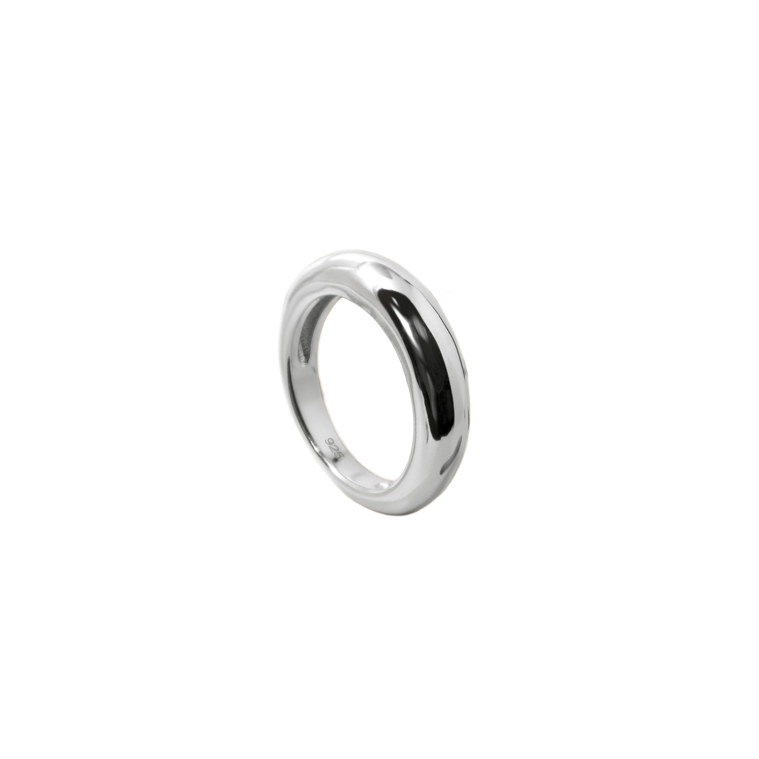 Timeless Chunky Ring Silver 16,5