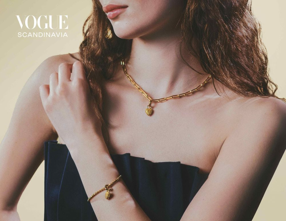 Signature Eternal Heart Mini Pendant Yellow Crystal - Charlotte Bonde Sthlm