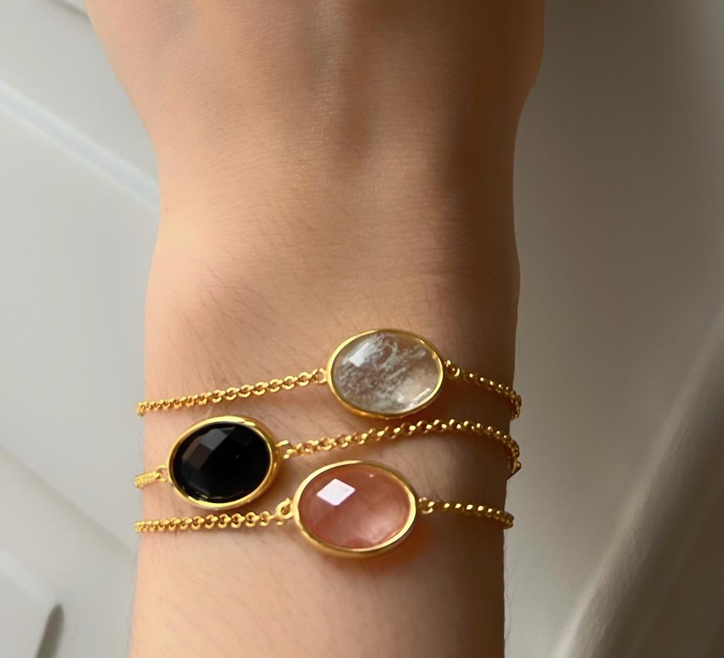 Paulina Petite Bracelet Black - Charlotte Bonde Sthlm