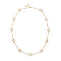 Paulina Just Perfect Necklace Aqua Green Gold
