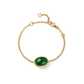 Paulina Petite Bracelet Green Gold