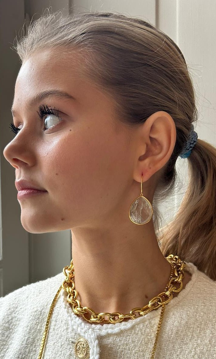 Paulina Just Perfect Earrings Aqua Green - Charlotte Bonde Sthlm