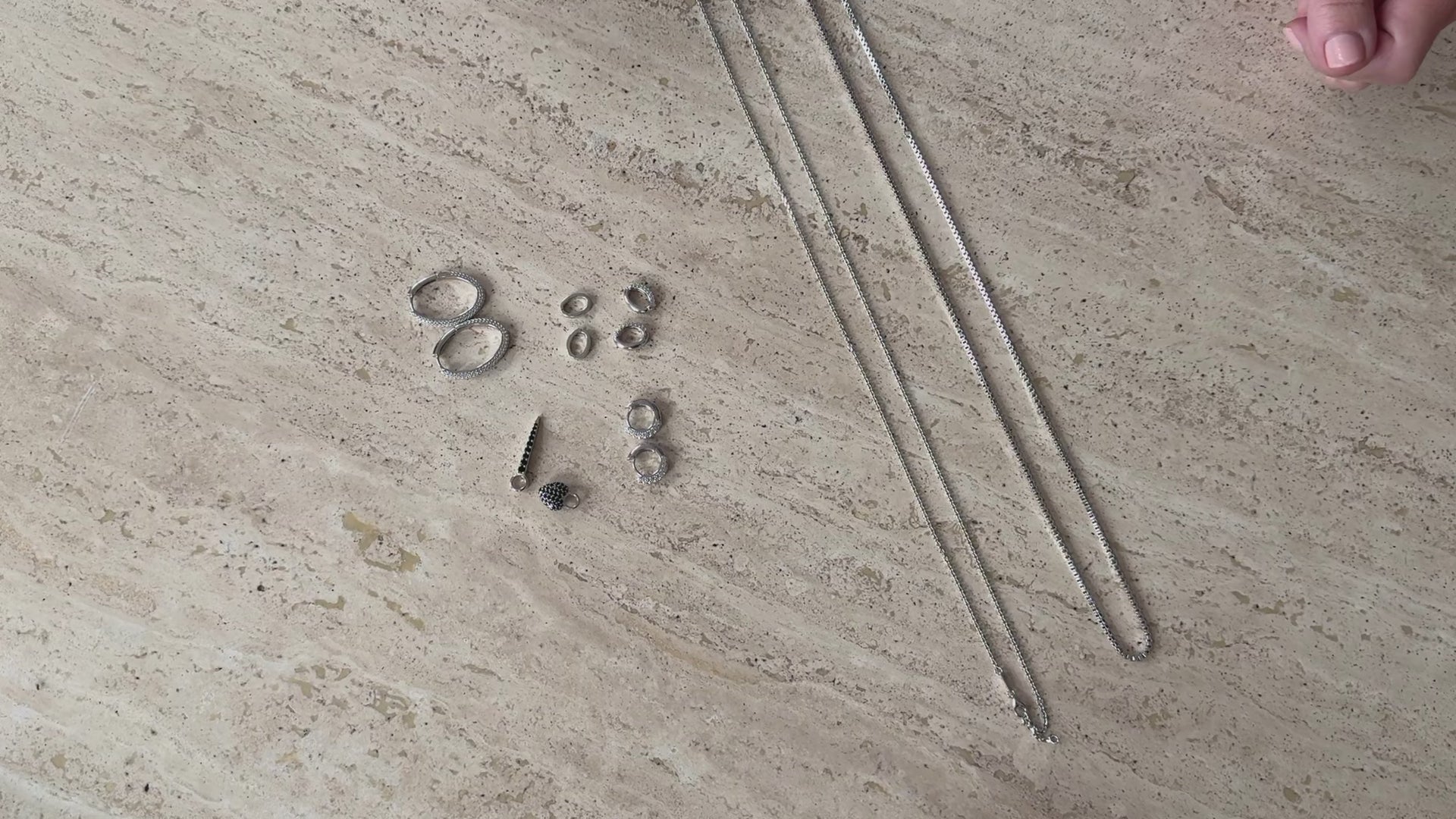 Build your own Silver jewlery set Landingsida