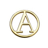 Geometrical Letter Pendant A - Charlotte Bonde Sthlm
