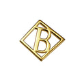 Geometrical Letter Pendant B - Charlotte Bonde Sthlm