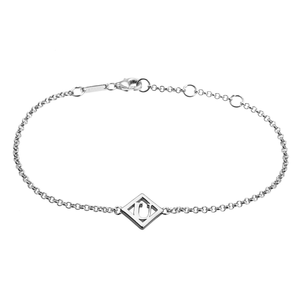 Geometrical Letter Bracelet U - Charlotte Bonde Sthlm